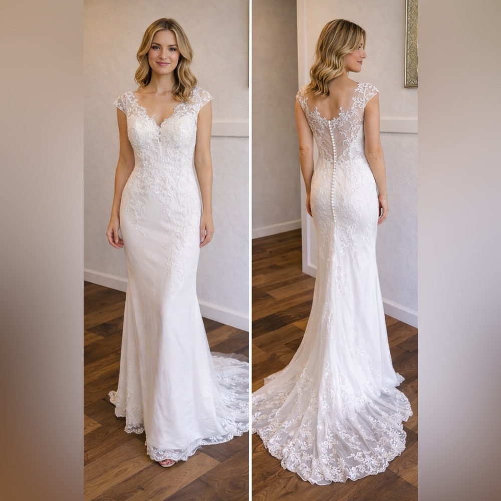 Chic White Embroidered Dress